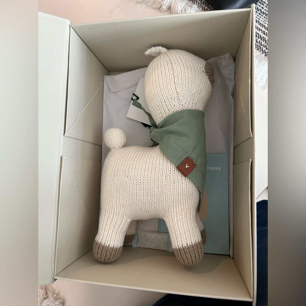 NWT CUYANA Baby Alpaca Stuffie Pepe
